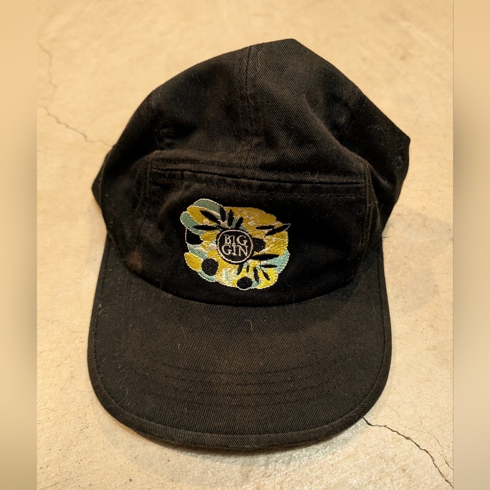 Coal Snapback Hat Black 5 Panel Big Gin Black